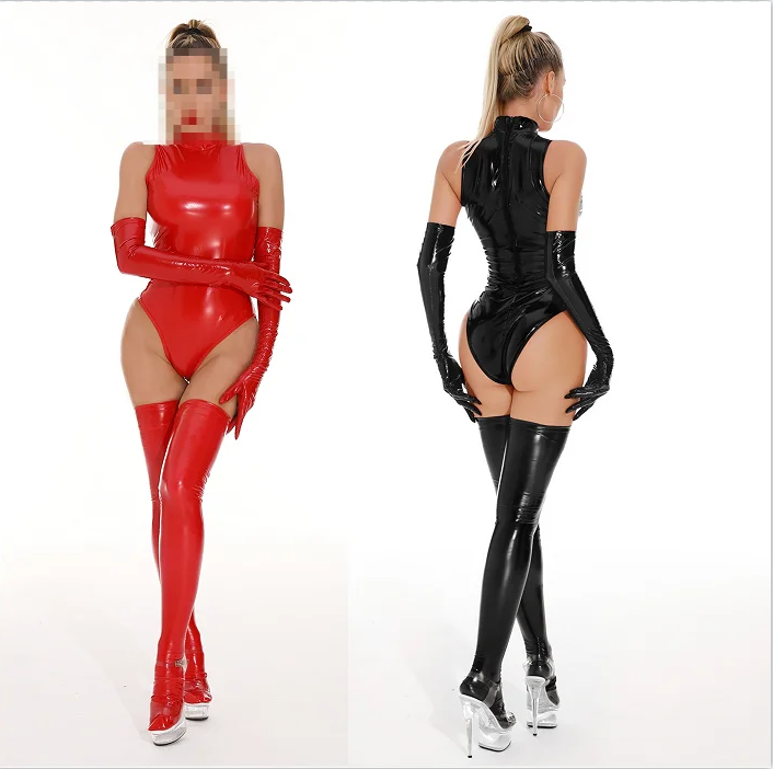 Sleeveless Jumpsuit - بدلة سباحة مثيرة مصنوعة يدويًا من
