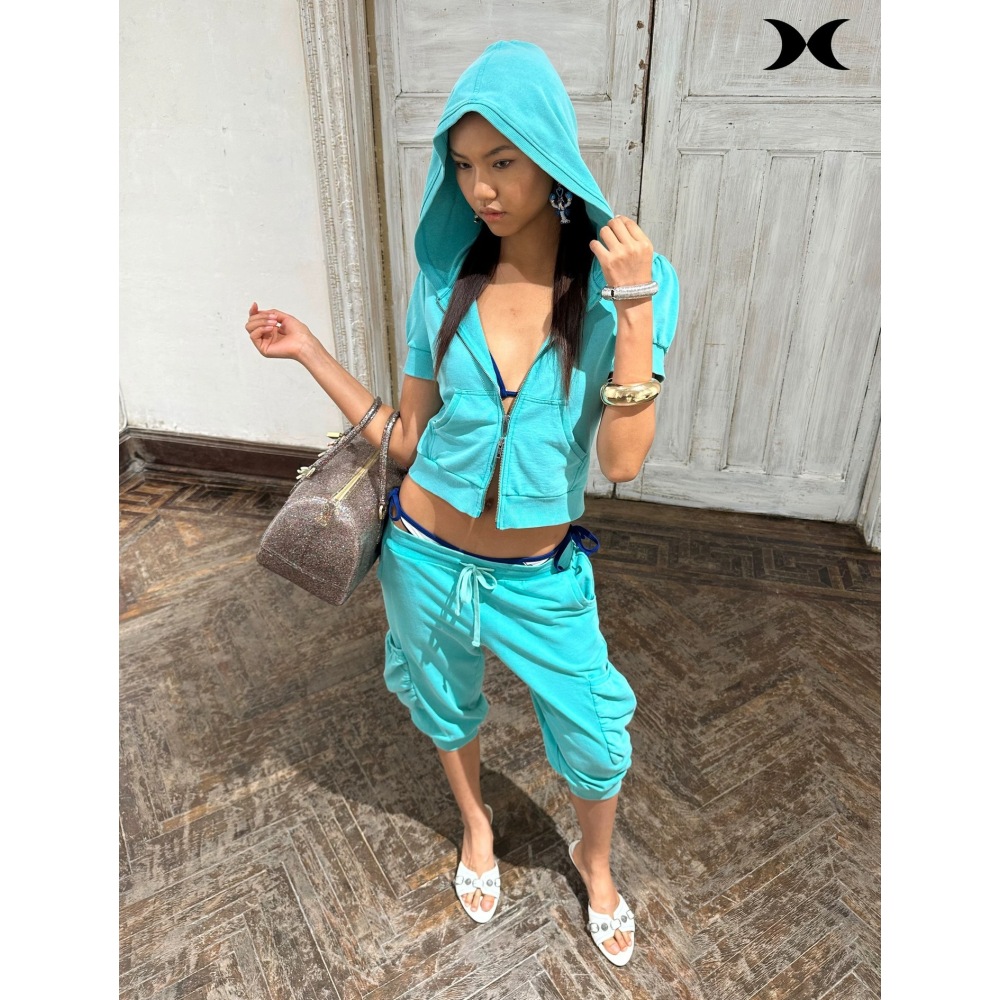 Women'S Fashion Suit - طقم رياضي عصري بلون موحد على