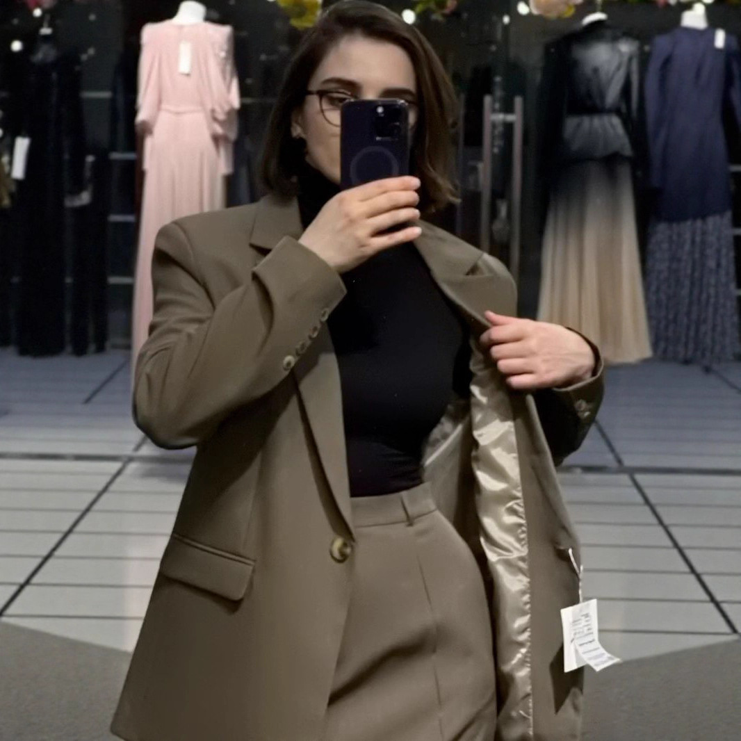 Allingentle تنورة البدلة النسا - مراجعة Women'S Fashion Blazer وسعره