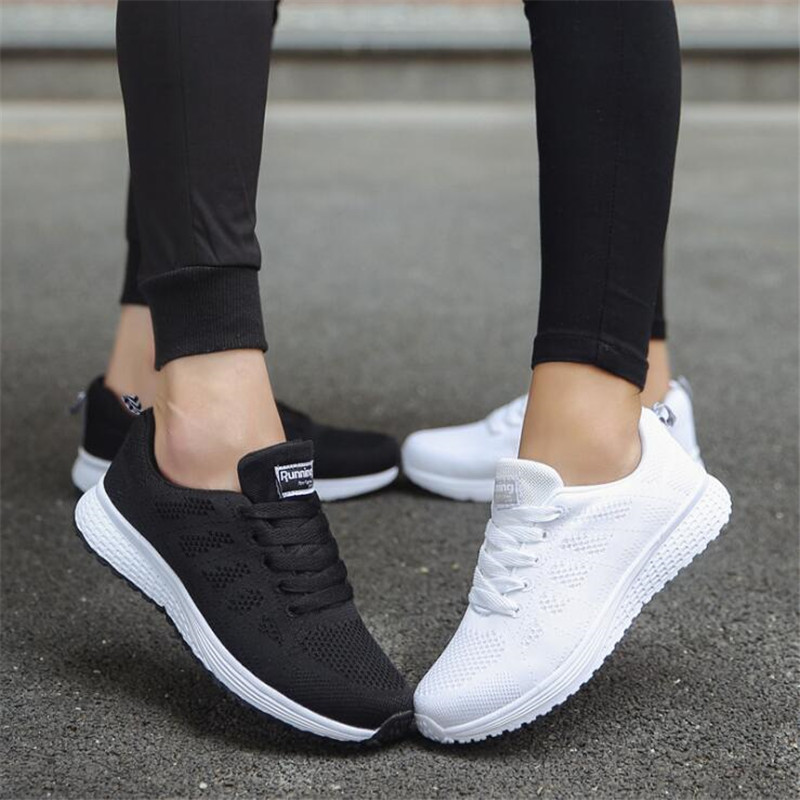 النساء حذاء كاجوال تنفس شبكة أ - مراجعة Women'S Fashion Tennis Shoes وسعره