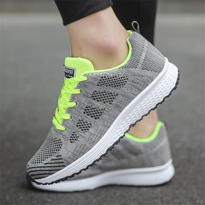 النساء حذاء كاجوال تنفس شبكة أ - مراجعة Women'S Fashion Tennis Shoes وسعره