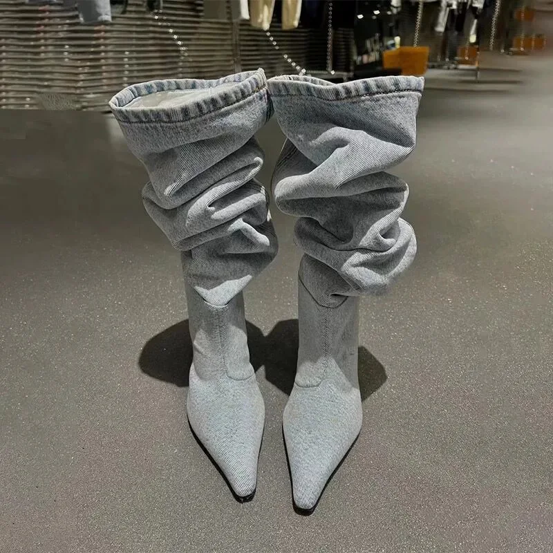 عالية الكعب أنبوب طويل فوق الر - مراجعة Women Fashion Youtube وسعره