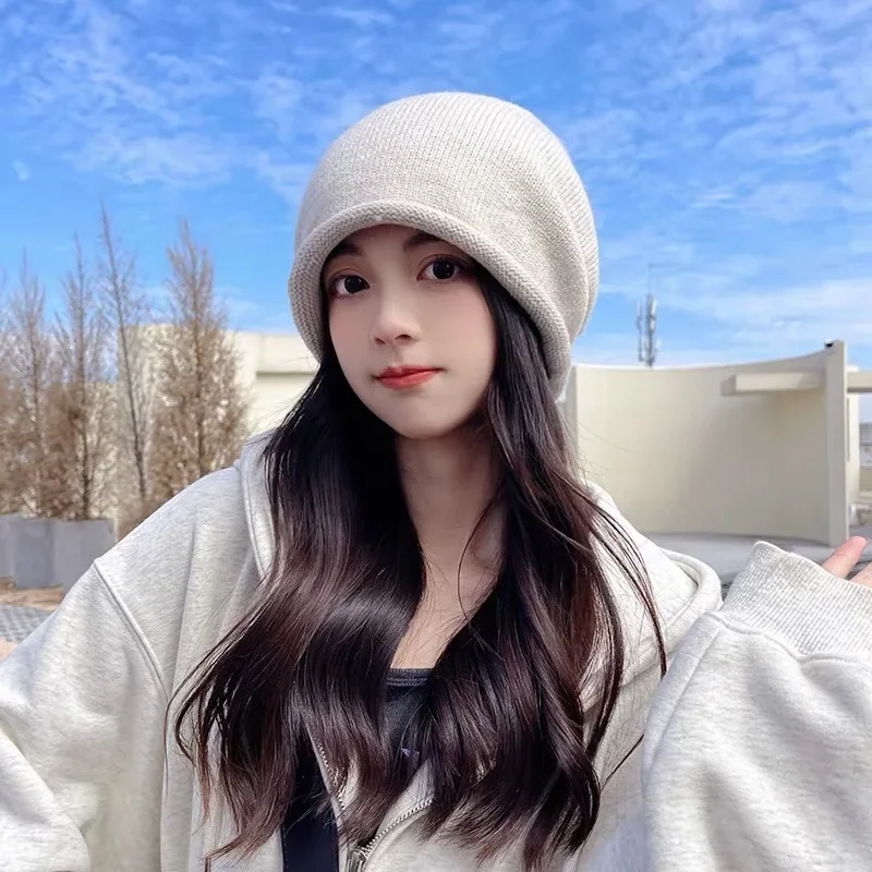 محبوك بونيه اغطية الإناث شتاء  - مراجعة Women Fashion Hats وسعره