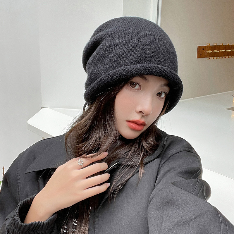 محبوك بونيه اغطية الإناث شتاء  - مراجعة Women Fashion Hats وسعره