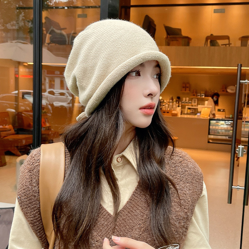 محبوك بونيه اغطية الإناث شتاء  - مراجعة Women Fashion Hats وسعره