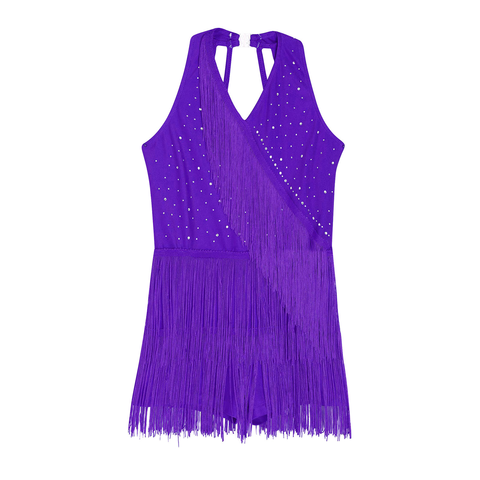 زي رقص لاتيني للفتيات المراهقا - مراجعة Sleeveless Jumpsuit وسعره