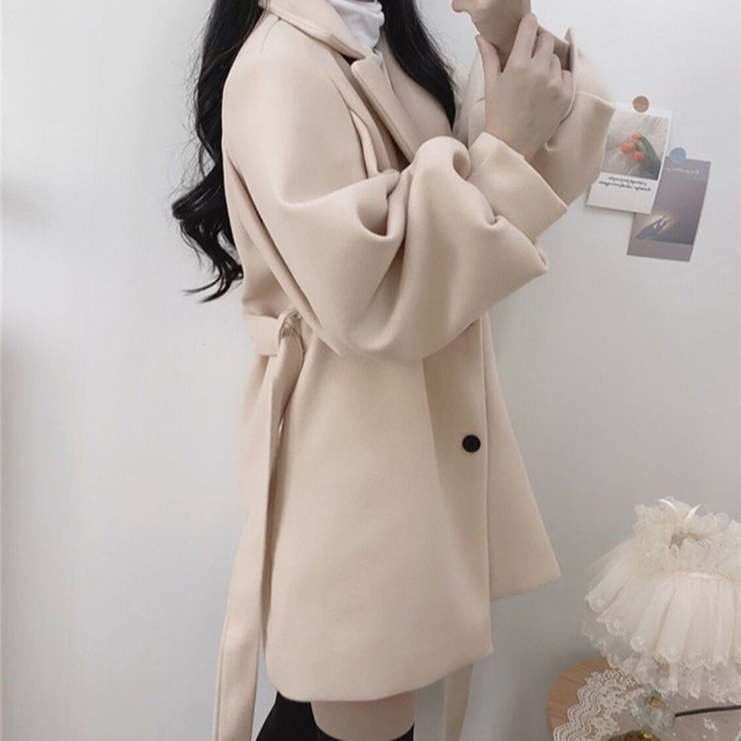 سترة نسائية من الصوف بلون العا - مراجعة Women'S Fashion Blazer وسعره