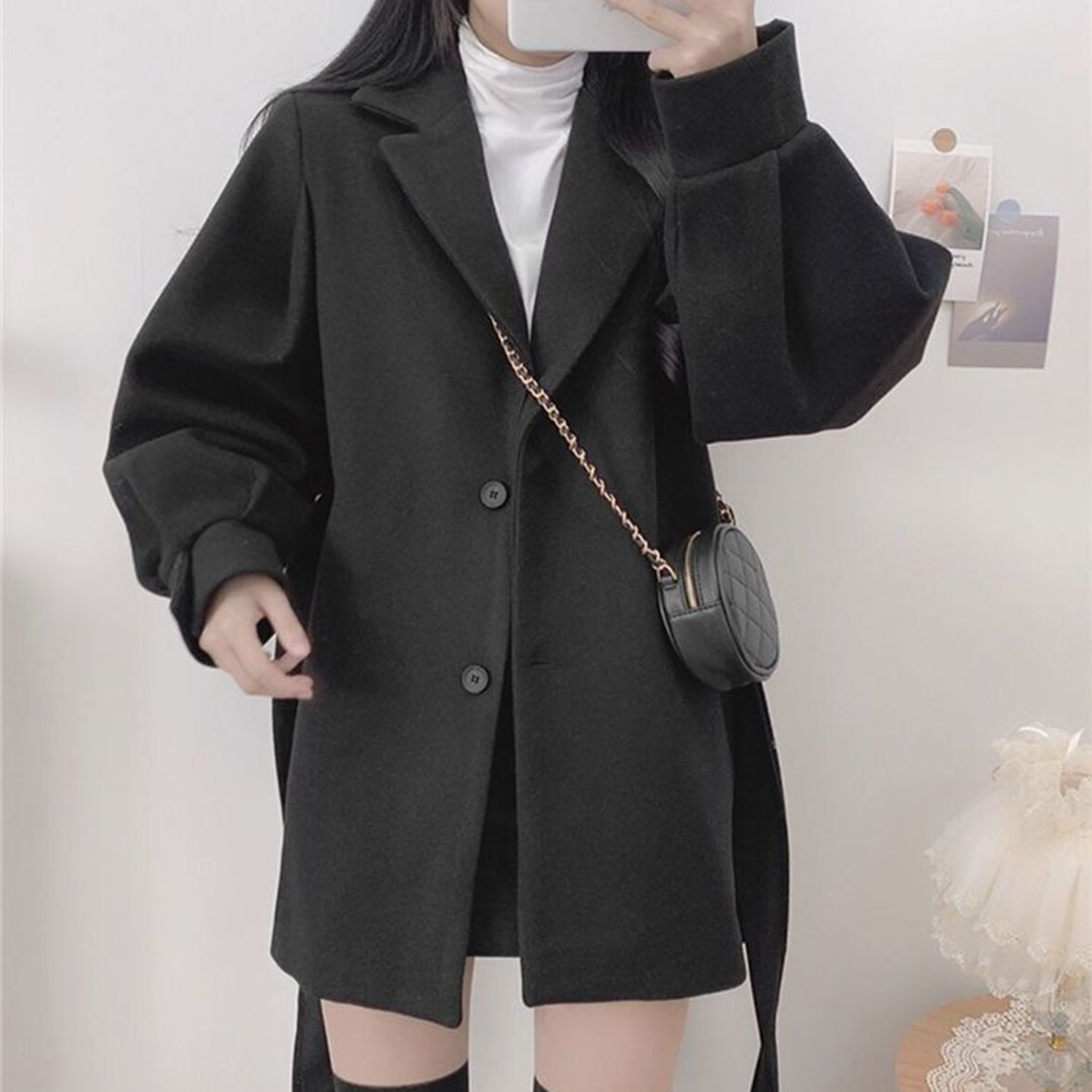 سترة نسائية من الصوف بلون العا - مراجعة Women'S Fashion Blazer وسعره