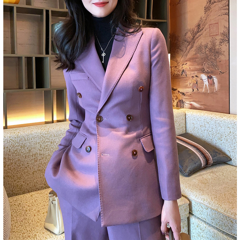 بدلة نسائية أرجوانية من Alling - مراجعة Women'S Fashion Blazer وسعره