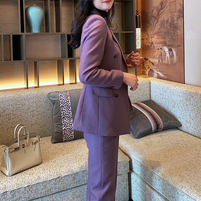 بدلة نسائية أرجوانية من Alling - مراجعة Women'S Fashion Blazer وسعره