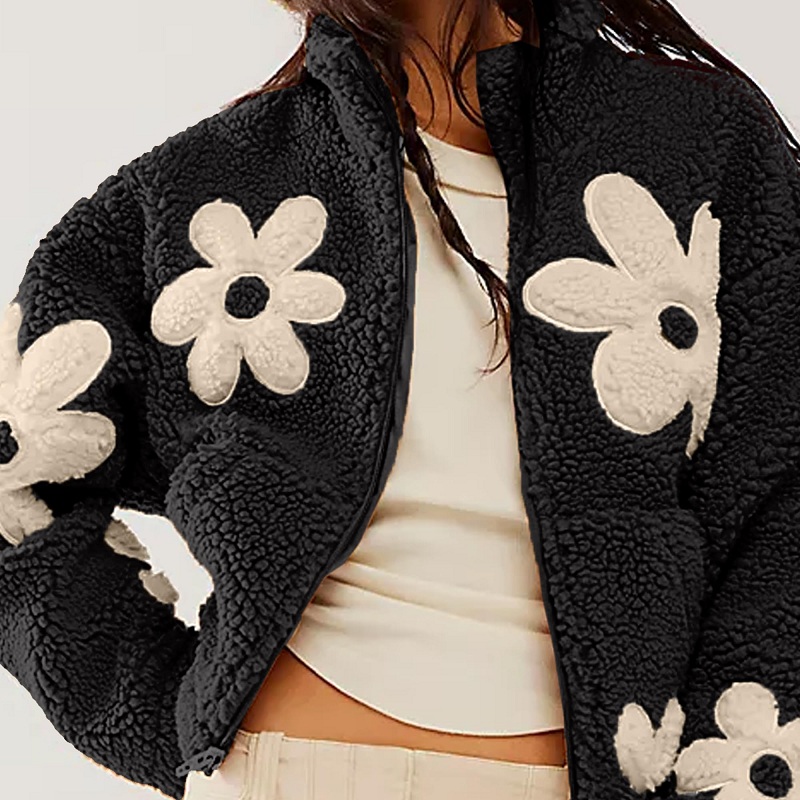 خريف شتاء دافئ معطف صوف الضأن  - مراجعة Sherpa Coat Women وسعره
