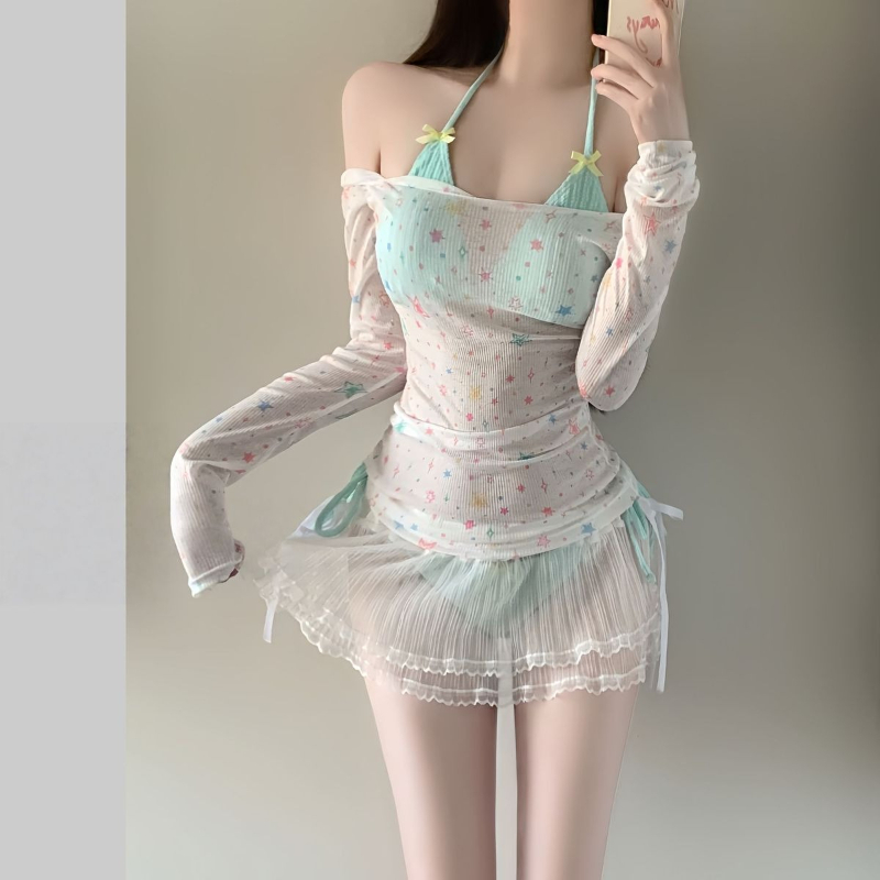 طقم بيكيني نسائي صيفي 2026 بأك - مراجعة Women'S Fashion Suit وسعره