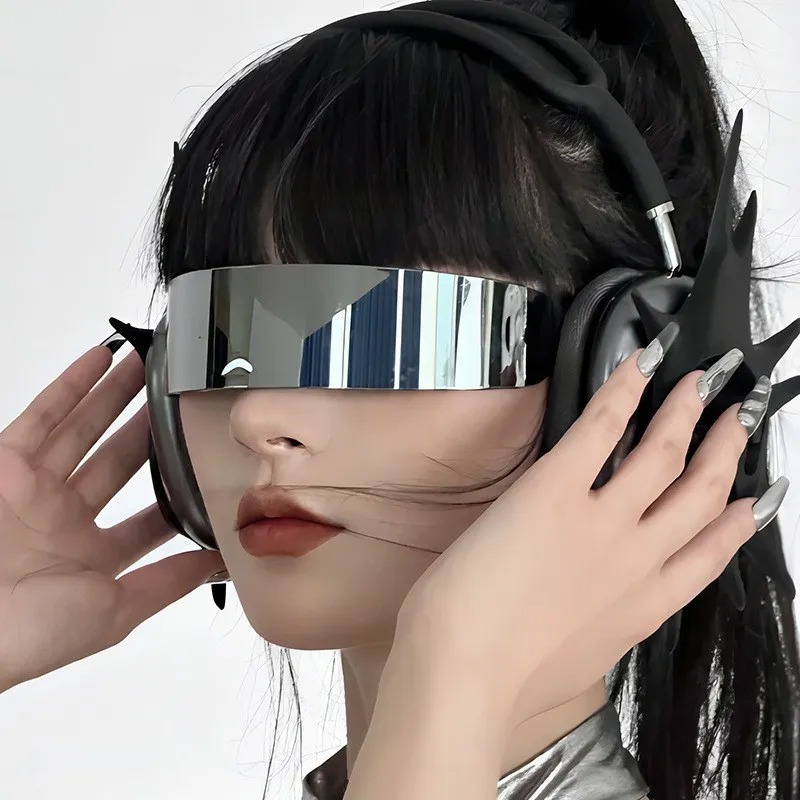نظارات شمسية مستقبلية ضيقة على - مراجعة Women'S Fashion Visor وسعره