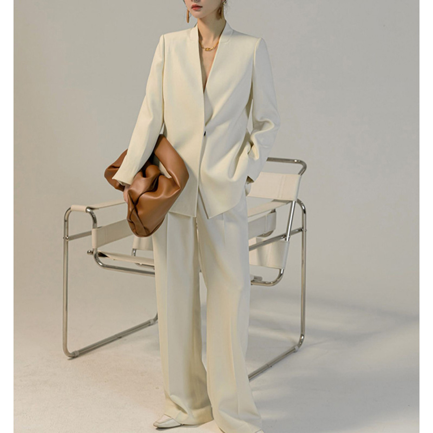 بدلة نسائية من Allingentle مكو - مراجعة Women'S Fashion Blazer وسعره