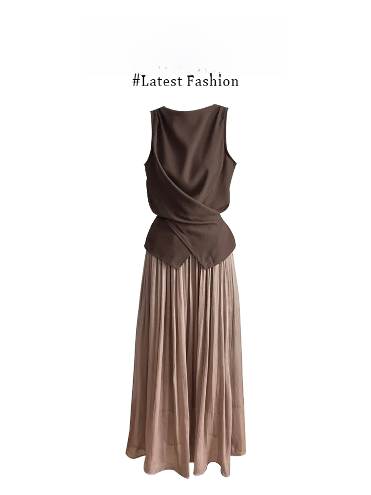 طقم بنطلون واسع الساق مع بلوزة - مراجعة Women'S Young Fashion وسعره