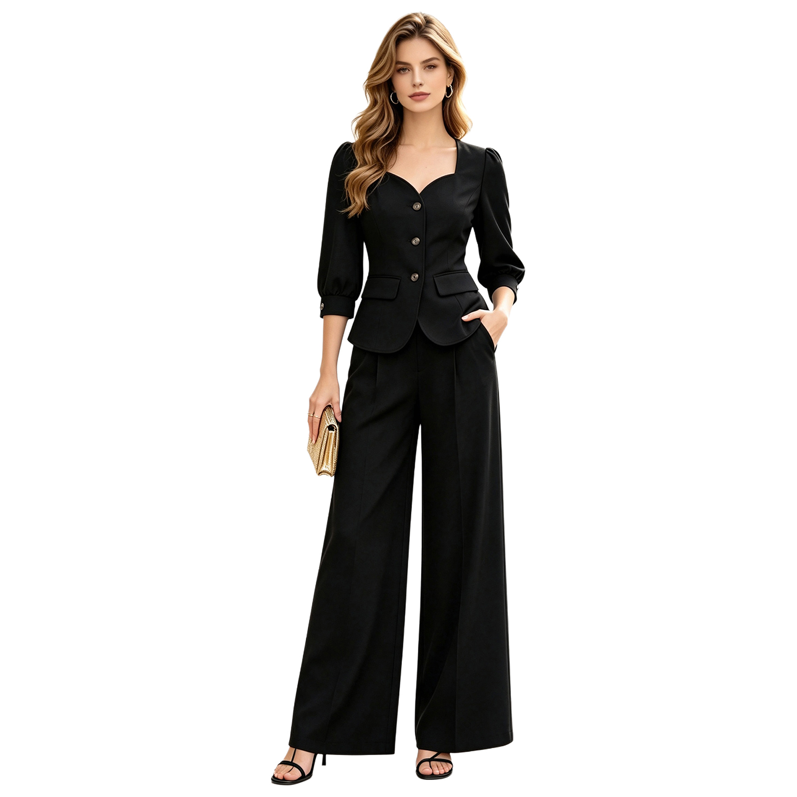 بدلات رسمية للنساء، طقم ملابس  - مراجعة Women'S Fashion Suit وسعره